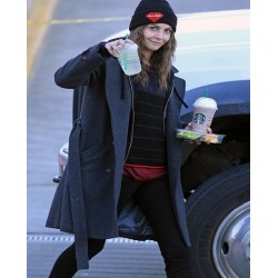 Arrow Willa Holland Wool Blue Coat